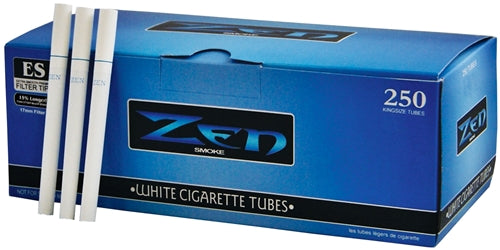 Zen Cigarette Tubes - King Size - White - Master Case