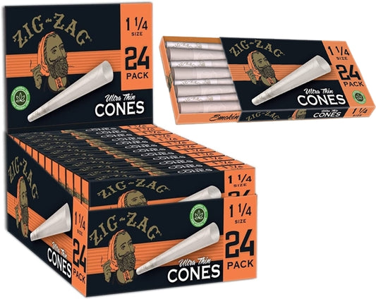 Zig Zag Pre-Rolled Cones 1 1-4 12pk