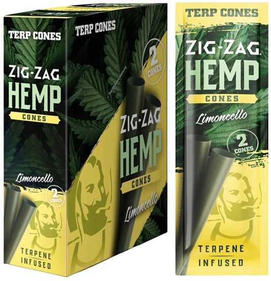 Zig Zag Terpene Infused Hemp Cones - Limoncello