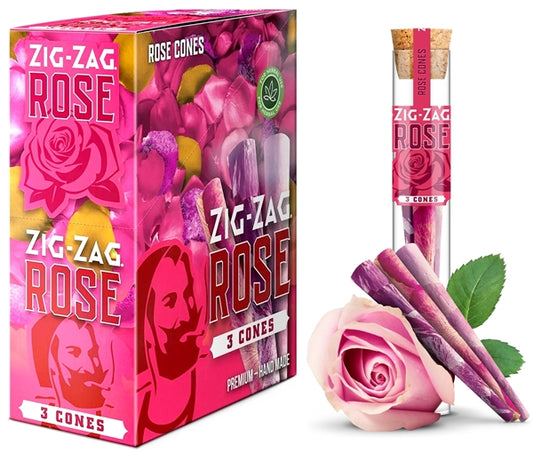 Zig-Zag Pre-Rolled - King Size - Rose Petals Cones