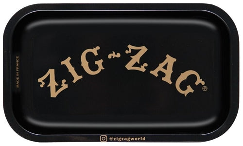 Zig Zag Rolling Tray - Black Small