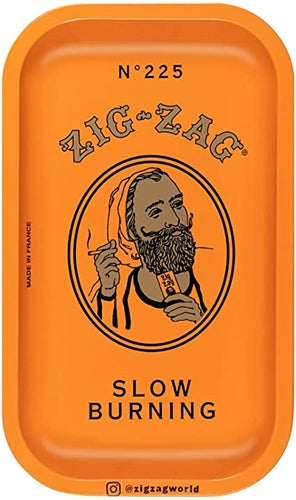 Zig Zag Rolling Tray - Orange Small