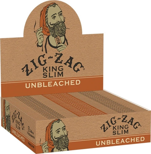 Zig Zag Rolling Paper - Unbleached King Size