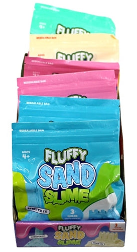 Fluffy Sand Slime 1LB 6pk