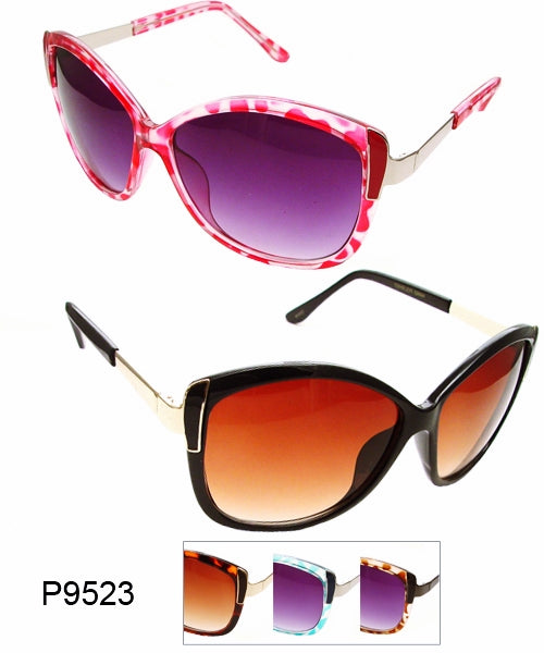 12ct Fashion Plastic Sunglasses P9523