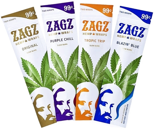 Zagz Zig Zag Hemp Wraps