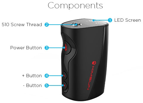 Kimsun 40W Temperature Control Mini Electronic Cigarette Mod