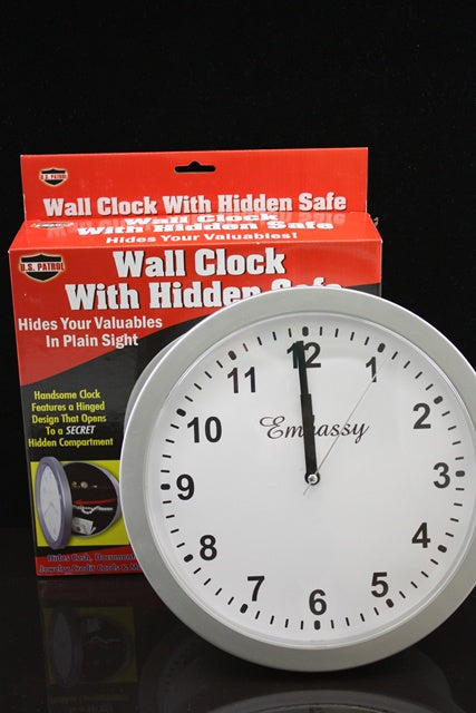 Wallclock With Hidden Safe