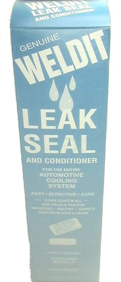 Stop leak weldit leak seal